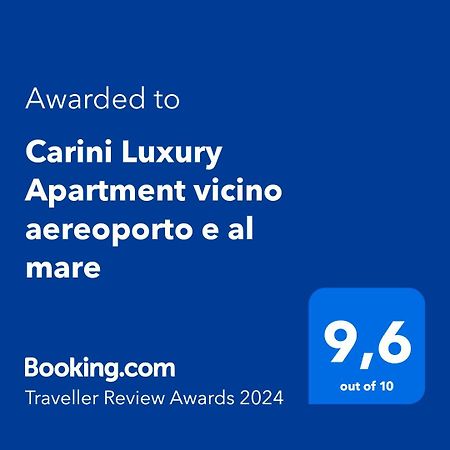 Carini Luxury Apartment Vicino Aereoporto E Al Mare Zewnętrze zdjęcie